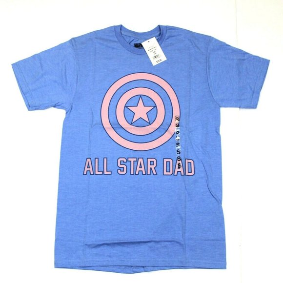 Marvel Other - Marvel All Star Dad Tee - Blue - S